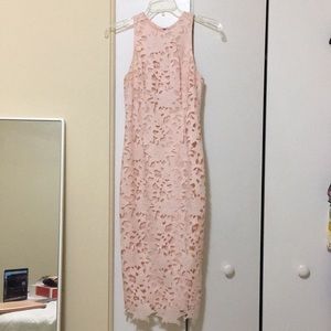 Antonio Melani Pink Lace Dress - Size 0